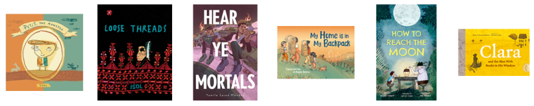 Book covers of Argentine books for children